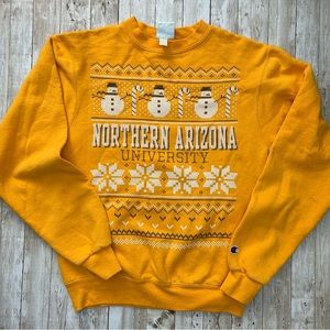 Champion NAU Christmas Crewneck Sweatshirt MEDIUM